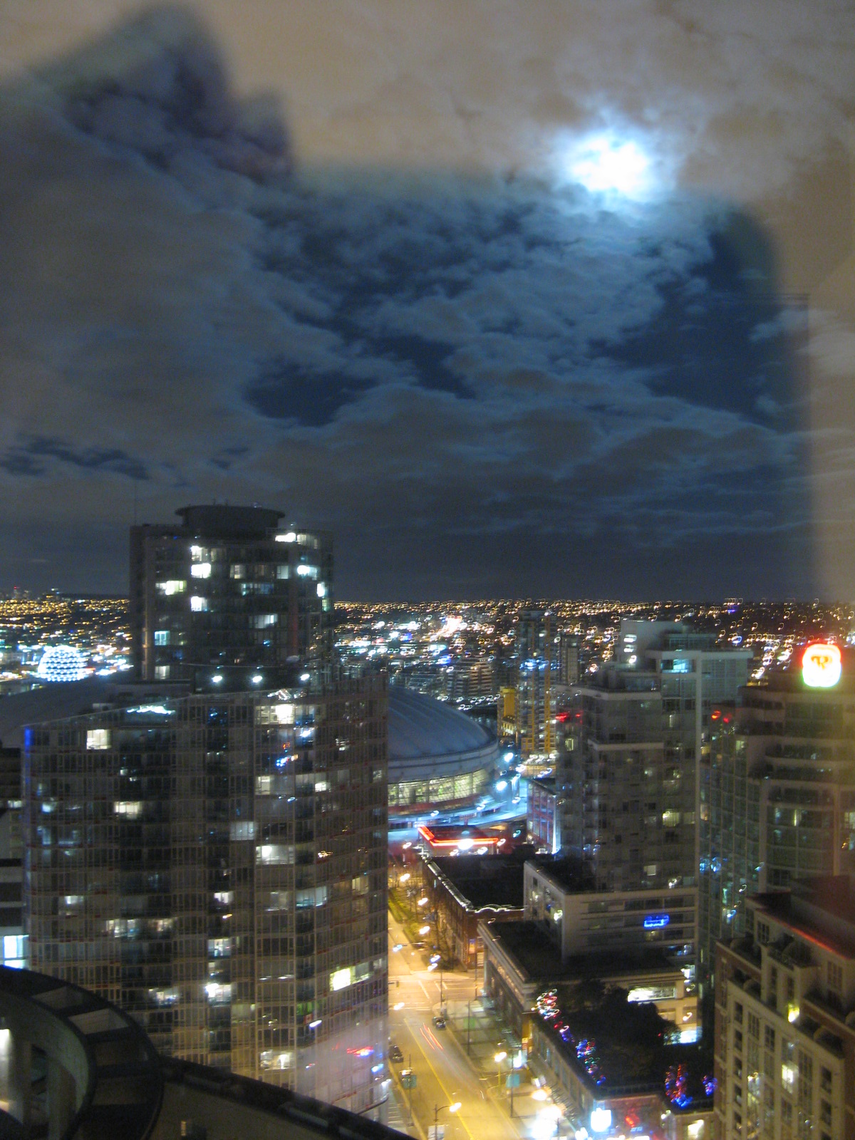 Full Moon from the 27th Floor