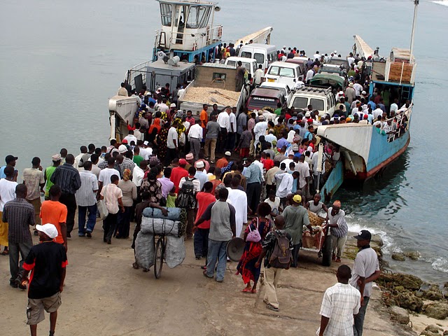 Ferry in Tanzania