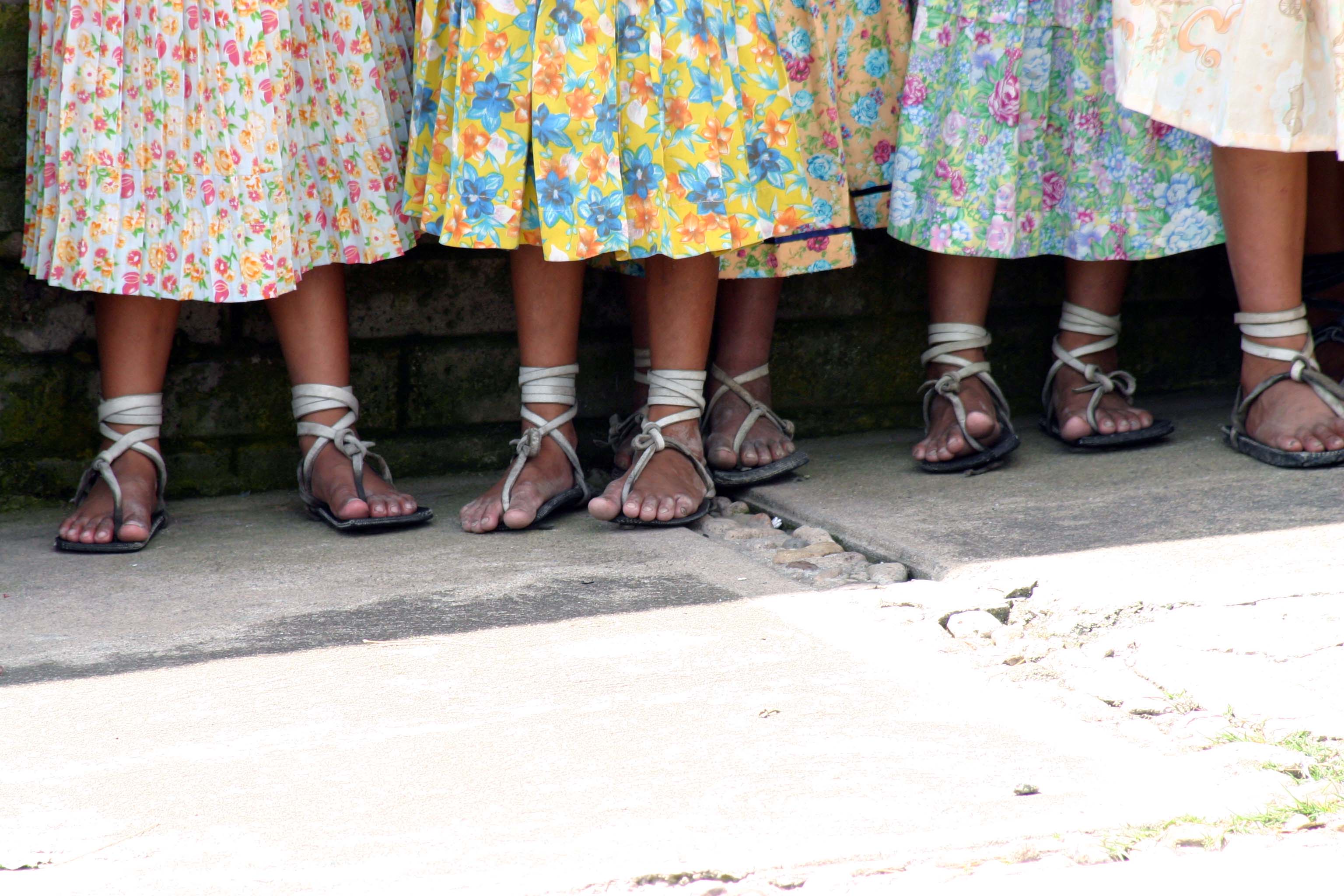 Tarahumara feet - Photo by Kevin Redl