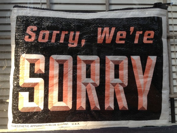 Sorry We're Sorry - Colleen Friesen