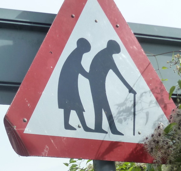 Elderly Crossing in Wales - Colleen Friesen